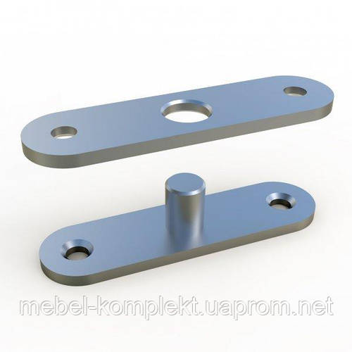 Поворотная металлическая пластина 16х60х2.5 мм Mesan 104-77-08 (ID ...