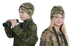 Шапочка трикотажна камуфляж Мультикам