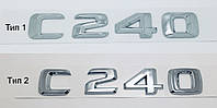 Эмблема надпись багажника Mercedes C240