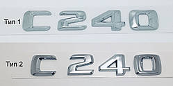 Емблема напис багажника Mercedes C240