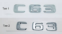 Емблема напис багажника Mercedes C63
