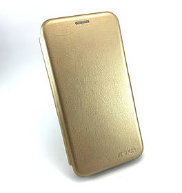 Чохол для Samsung M30s, M307, M21, M215 книжка боковий з підставкою протиударний Luxo золотий