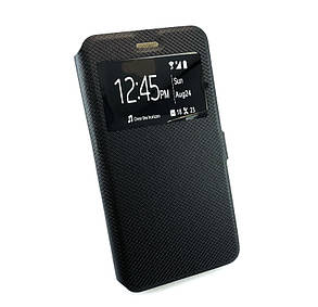 Чохол для Huawei Y7 2017 книжка протиударний боковий з підставкою Booc Cover чорний, фото 1