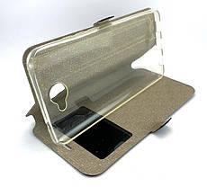 Чохол для Huawei Y7 2017 книжка протиударний боковий з підставкою Booc Cover чорний, фото 3