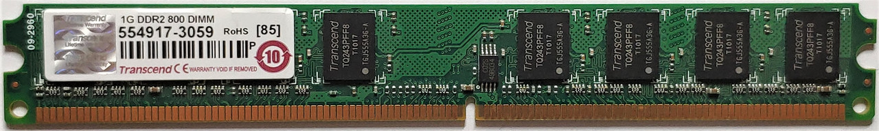 Пам'ять для ПК DDR2 1GB 800 MHz Transcend JetRam JM800QLU-1G