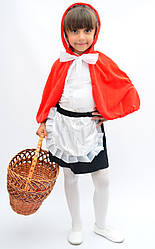 Дитячий карнавальний костюм Червоної Шапочки (накидка з капюшоном)