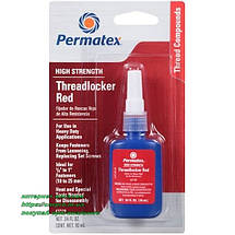 Фіксатор різі Permatex threadlocker red high strength 27110 високої міцності червоний, фото 4