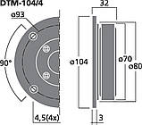 Monacor DTM-104/4, фото 3