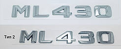 Емблема напис багажника Mercedes ML430