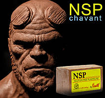 Скульптурний пластилін NSP Chavant Soft. Уп. 906 г. (США) безсульфідний, нейтральний до силіконів, заводська