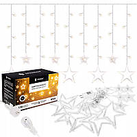 Гірлянда бахрома вулична (зовнішня) Springos 2 м 138 LED CL4012 Warm White