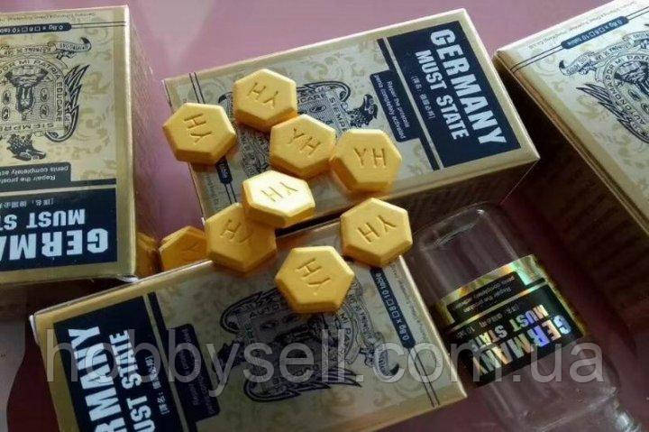 Таблетки для підвищення потенції GERMANY MUST STATE Засіб для посилення Чоловічої потенції збудник, фото 1