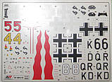 Пластикова модель 1/48 A&A Models 4806 Німецький винищувач Messerschmitt Bf-109T, фото 3