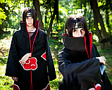 Фірмовий Набір Ітачі Учіха з аніме Наруто: 3 Білих Кунаї + Пов'язка в коробочці для Подарунка | Anime Cosplay Itachi, фото 6