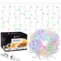 Гірлянда бахрома вулична (зовнішня) Springos 20 м 500 LED CL503 Mix, фото 3