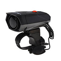 Універсальний електронний сигнал для велосипеда, клаксон, дзвінок велосипедний гудок у чорному кольорі