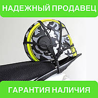 Сітка на багажник, багажна сітка на мотоцикл для шолома "Helmet" (чорний)