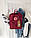 Стильный рюкзак Fjallraven Kanken цвет марсала / Портфель для школы и на каждый день, фото 6