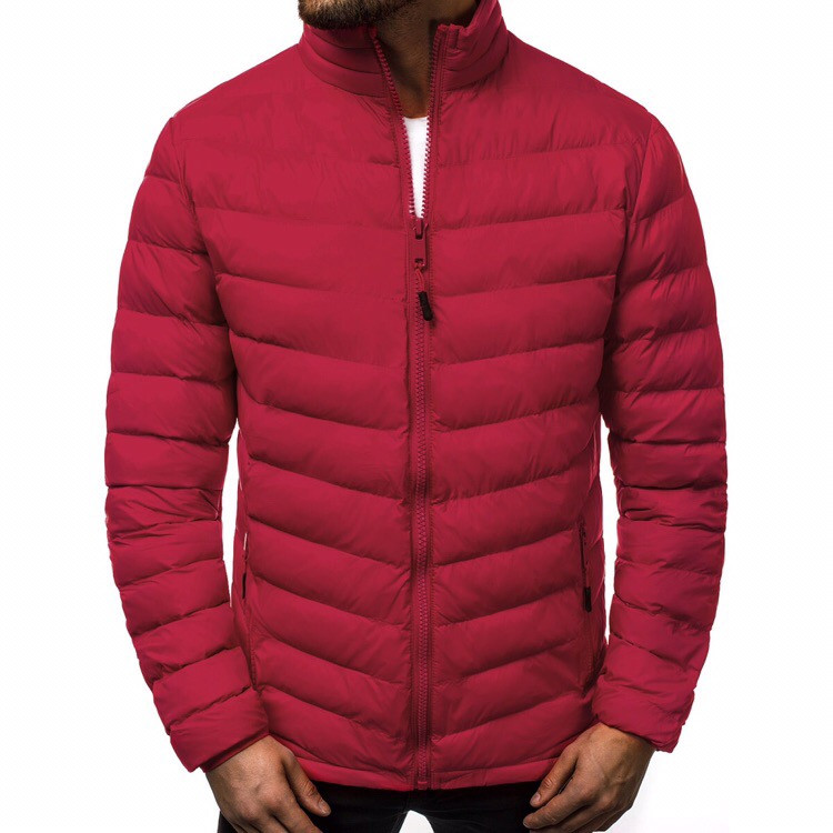Куртка чоловіча осіння ( Розміри M L XL XXL). Стильна чоловіча курточка червона, фото 1