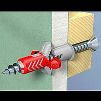 Fischer DUOPOWER 12 x 60 - Нейлоновий універсальний дюбель, упаковка 25 шт., фото 3