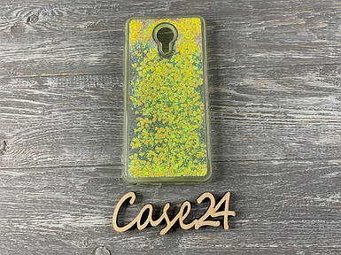 Перетікальний TPU чохол Star для Meizu M3 Note лимонний