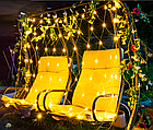 Світлодіодна гірлянда сітка 2х2м, 240LED білий теплий, фото 10
