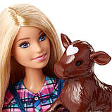 Лялька Барбі Фермер на тракторі Barbie Doll and Tractor, фото 8