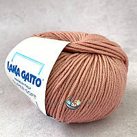 Lana Gatto SUPER SOFT (Супер Софт) № 14393 розовое дерево (Пряжа меринос, нитки для вязания)