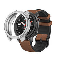 Захисний чохол для смарт годинника Amazfit GTR 47 мм сріблястий, фото 3
