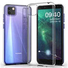 Чохол для Huawei Y5P силіконовий бампер прозорий, фото 2