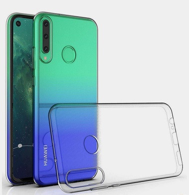 Чохол для Huawei Y6P силіконовий бампер прозорий, фото 1