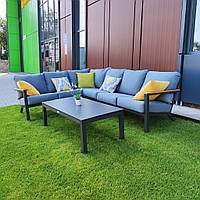 Модульный комплект мягкой мебели Lilis/1011 с кофейным столиком для сада, дома или террасы
