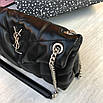 Жіноча шкіряна сумка Yves Saint Laurent YSL ЮСЛ, фото 4
