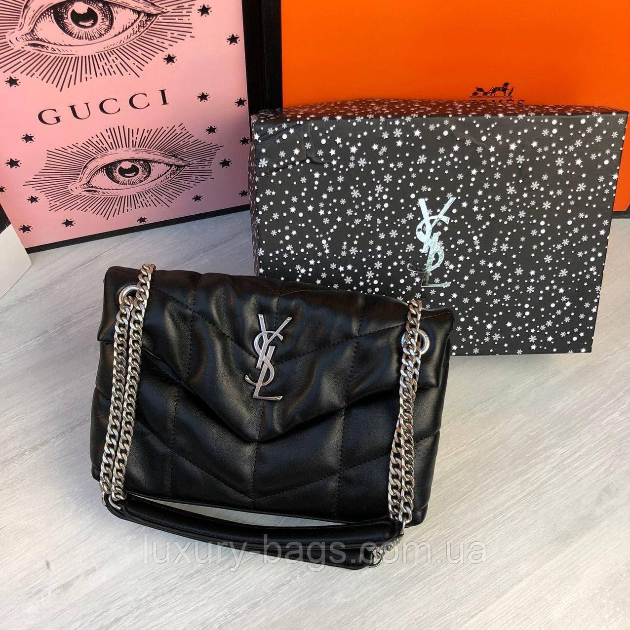 Жіноча шкіряна сумка Yves Saint Laurent YSL ЮСЛ