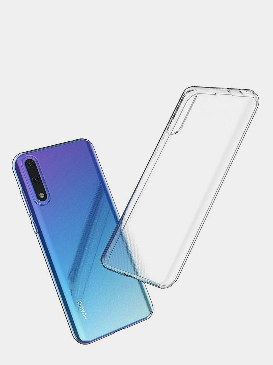 Чохол для Huawei Y8P силіконовий бампер прозорий, фото 1