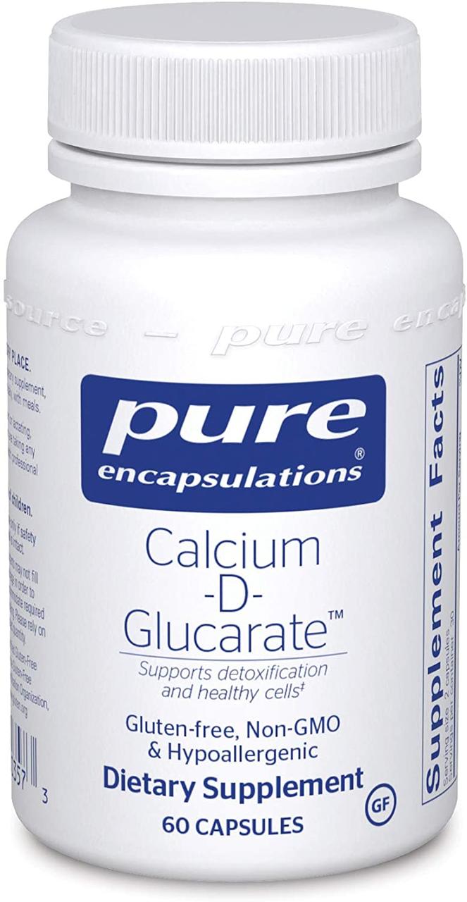 Pure Encapsulations Calcium-D-Glucarate / Д-глюкарат кальцію 60 Капсул