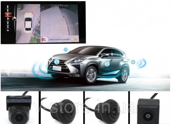 Система CAR CAM 360° кругового обзора для автомобиля - фото 6 - id-p1299497972