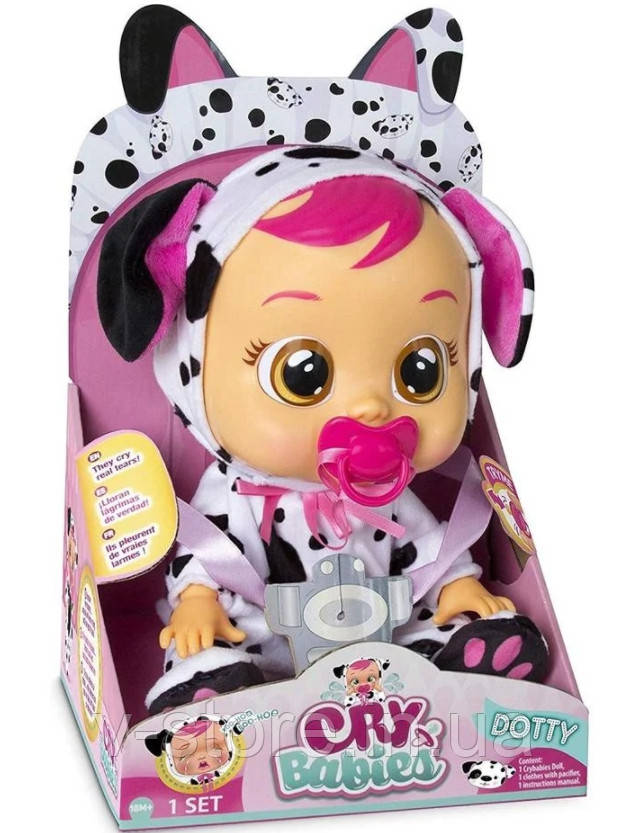 Интерактивная кукла Дотти CRY BABIES DOTTY, плачущий младенец Плакса Дотти - фото 9 - id-p1299498282
