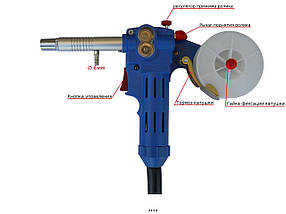 Пальник MIG/MAG NBC-200A (з вбудованою подачею дроту)