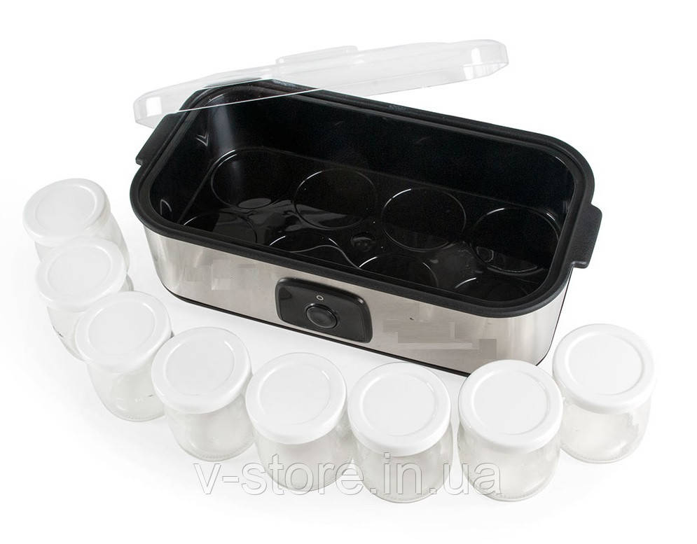 Йогуртница домашняя с 8 баночками 20 Вт -PLUS для изготовления домашнего йогурта кефира - фото 6 - id-p1299499463