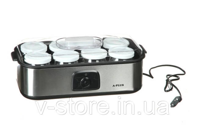 Йогуртница домашняя с 8 баночками 20 Вт -PLUS для изготовления домашнего йогурта кефира - фото 10 - id-p1299499463