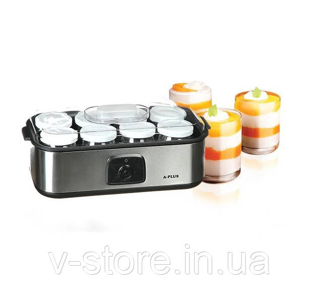 Йогуртница домашняя с 8 баночками 20 Вт -PLUS для изготовления домашнего йогурта кефира - фото 3 - id-p1299499463