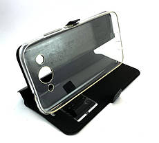 Чохол для Huawei Y3 2017 книжка боковий з підставкою протиударний Book Cover чорний, фото 3