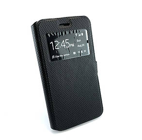 Чохол для Huawei Y3 2017 книжка боковий з підставкою протиударний Book Cover чорний, фото 1