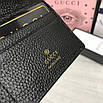 Жіночий шкіряний брендовий гаманець червоний чорний, фото 7