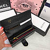 Жіночий шкіряний брендовий гаманець червоний чорний, фото 6