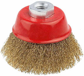 Щітка 104 "Бригадир Standart" торц, гофра дріт 125мм