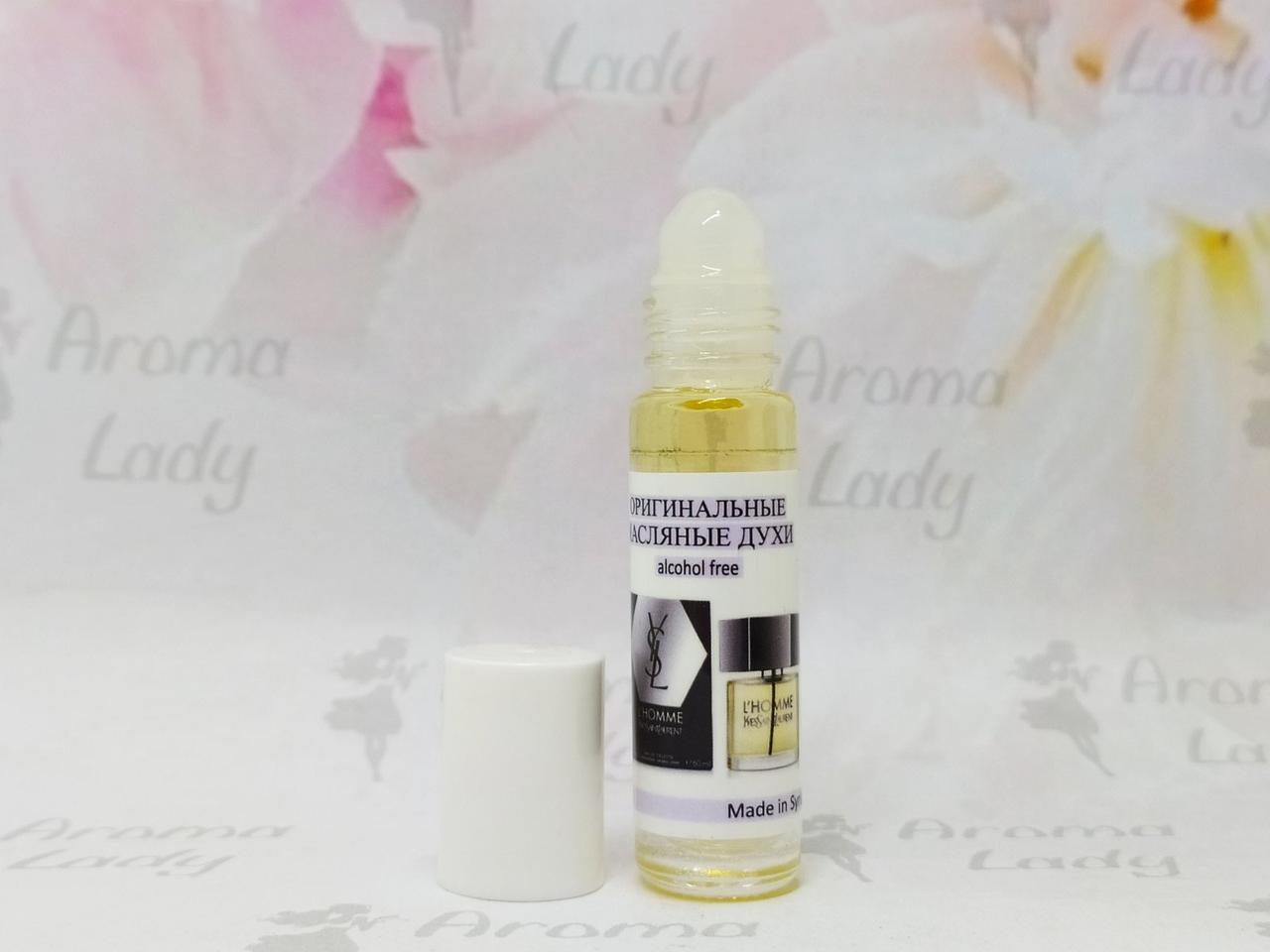 Оригінальні чоловічі масляні духи Yves Saint Laurent l'homme Parfum Intense (Ів Сен Лоран Інтенс) 9 мл, фото 1