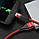 Usb кабель Android microUSB для швидкого заряджання та передавання даних 1 м (червоний), фото 3