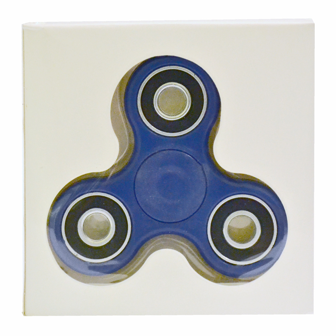 Спиннер пластиковый синий трехлопастной - фото 2 - id-p1299553473